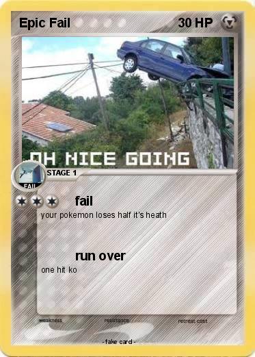 Pokemon Epic Fail