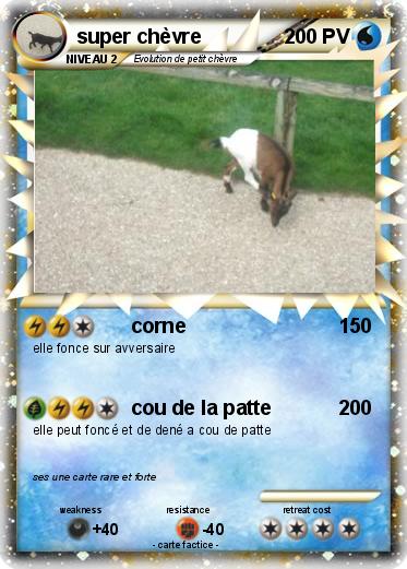 Pokemon super chèvre