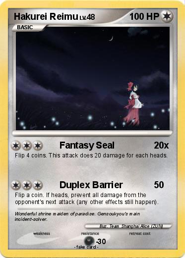 Pokemon Hakurei Reimu