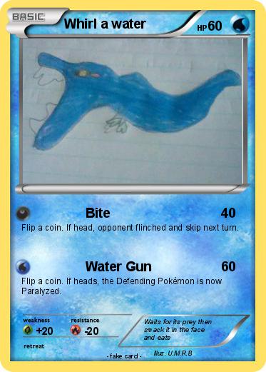 Pokemon Whirl a water