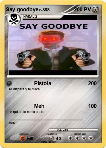 Pokemon Say goodbye