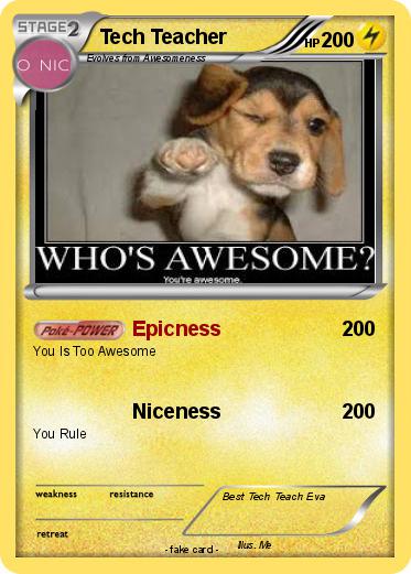 Pokemon Tech Teacher