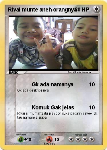 Pokemon Rivai munte aneh orangnya