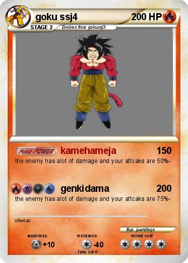 Pokemon goku ssj4