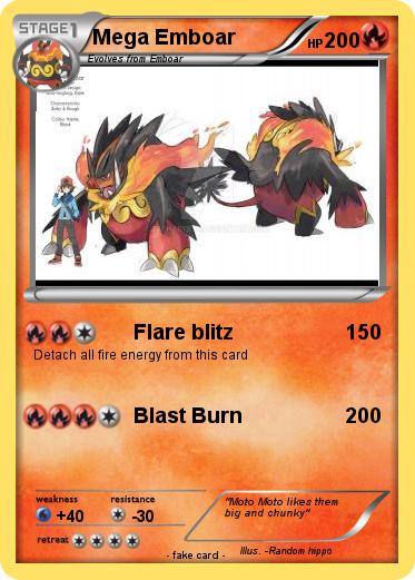 Pokemon Mega Emboar