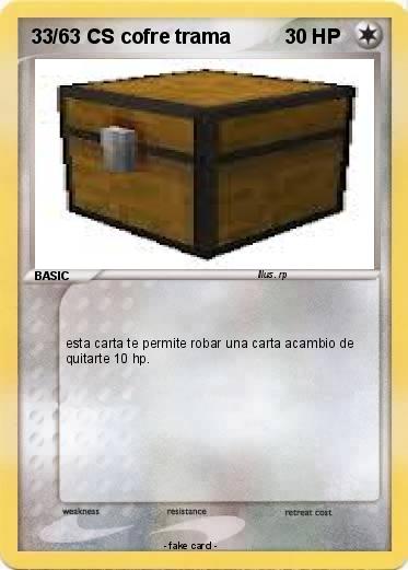 Pokemon 33/63 CS cofre trama