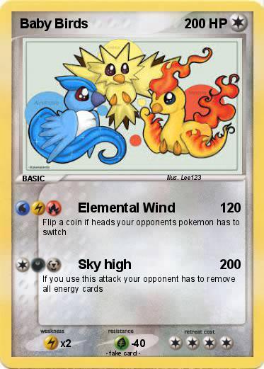 Pokemon Baby Birds