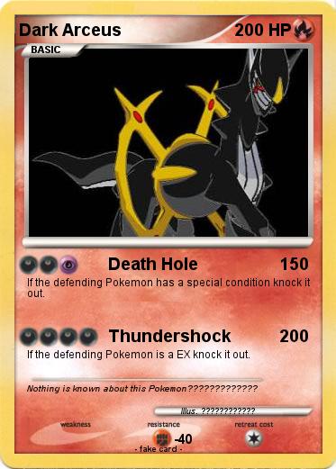 Pokemon Dark Arceus