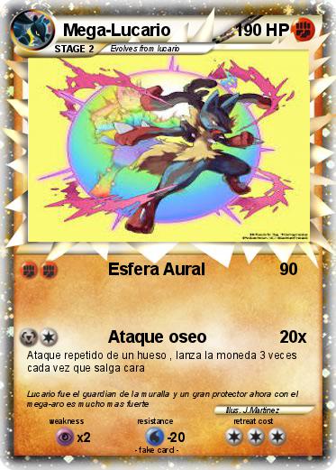 Pokemon Mega-Lucario