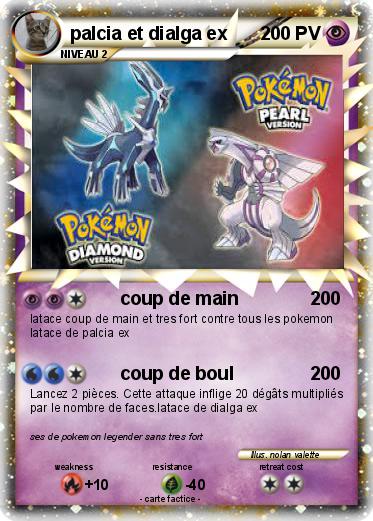 Pokemon palcia et dialga ex