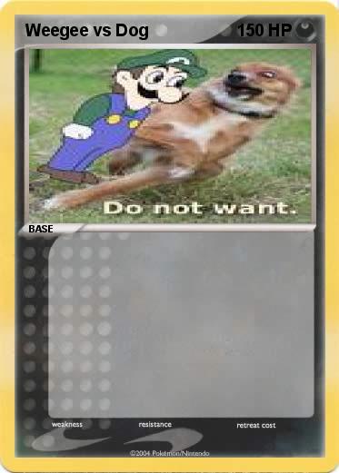 Pokemon Weegee vs Dog