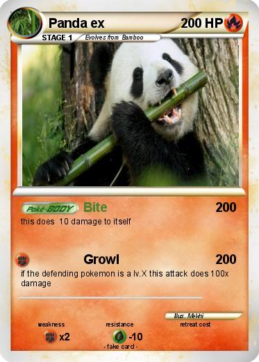 Pokemon Panda ex