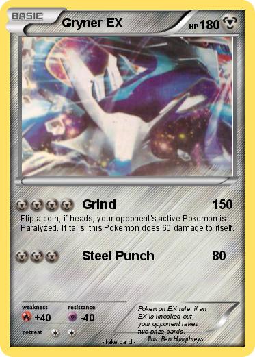 Pokemon Gryner EX