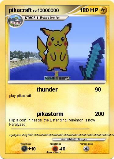 Pokemon pikacraft