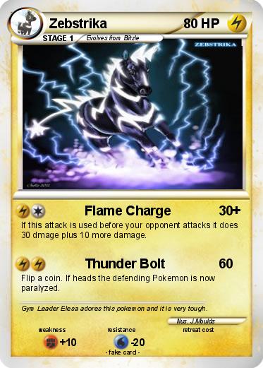 Pokemon Zebstrika