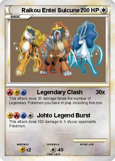 Pokemon Raikou Entei Suicune