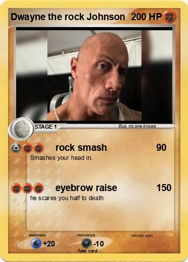 Pokemon Dwayne the rock Johnson