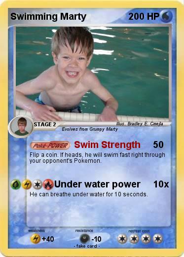 Pokemon Swimming Marty