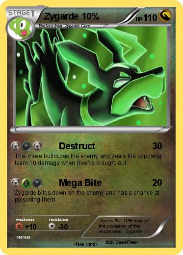Pokemon Zygarde 10%