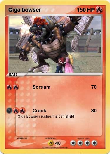 Pokemon Giga bowser
