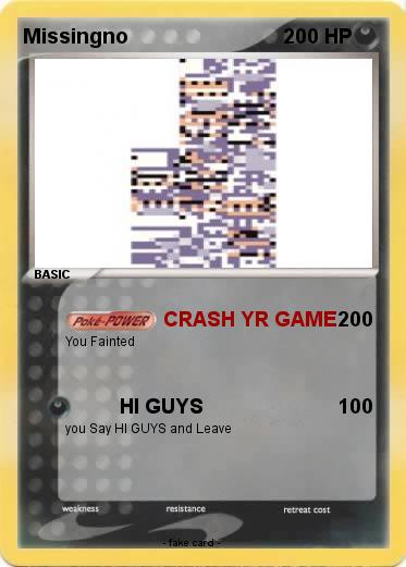 Pokemon Missingno