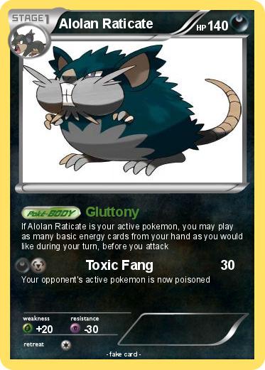 Pokemon Alolan Raticate