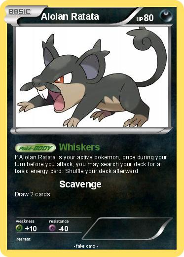Pokemon Alolan Ratata