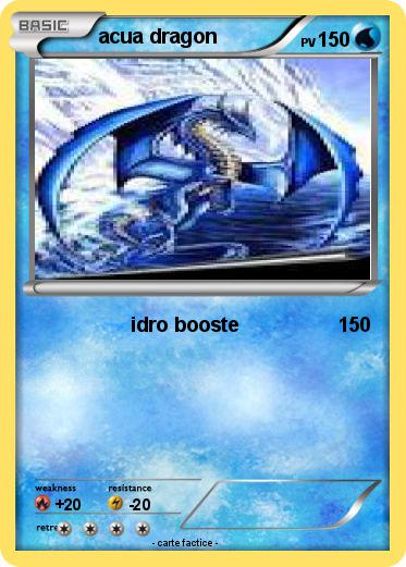 Pokemon acua dragon