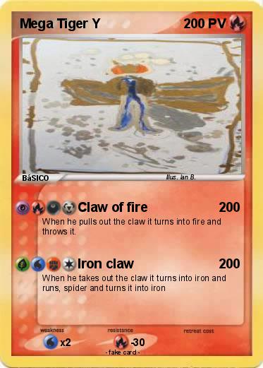 Pokemon Mega Tiger Y