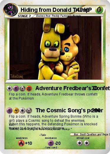 Pokemon Hiding from Donald Trump