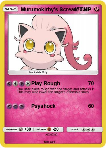 Pokemon Murumokirby's Scream Tail