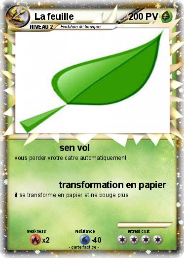 Pokemon La feuille