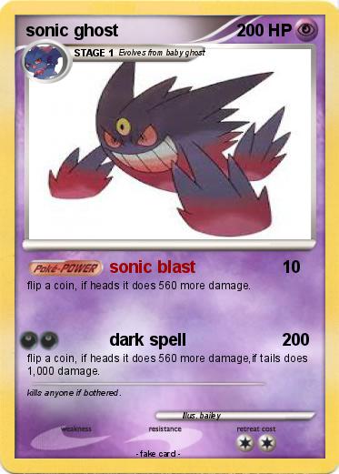 Pokemon sonic ghost