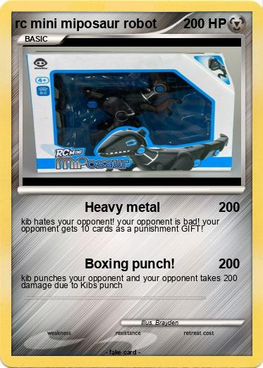 Pokemon rc mini miposaur robot