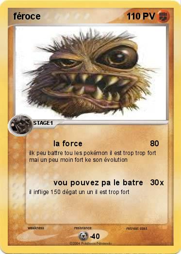 Pokemon féroce