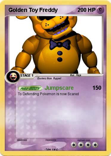 Pokemon Golden Toy Freddy