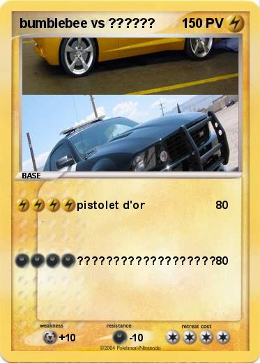 Pokemon bumblebee vs ??????