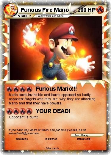 Pokemon Furious Fire Mario