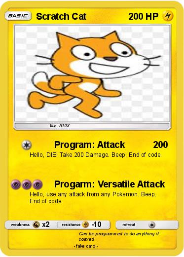 Pokemon Scratch Cat