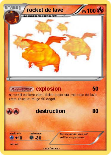 Pokemon rocket de lave