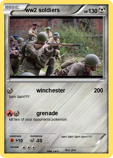 Pokemon ww2 soldiers