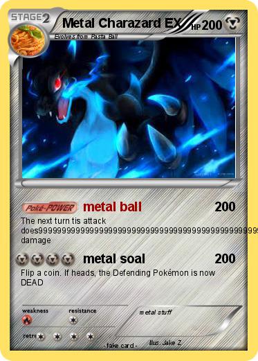 Pokemon Metal Charazard EX