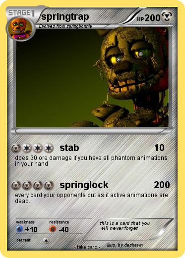 Pokemon springtrap