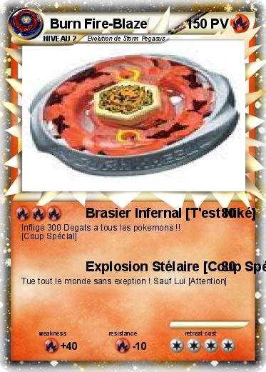 Pokemon Burn Fire-Blaze