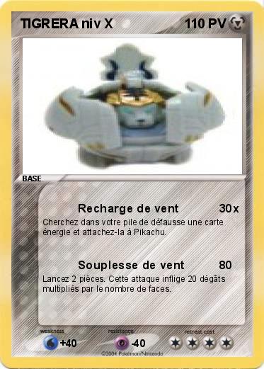 Pokemon TIGRERA niv X