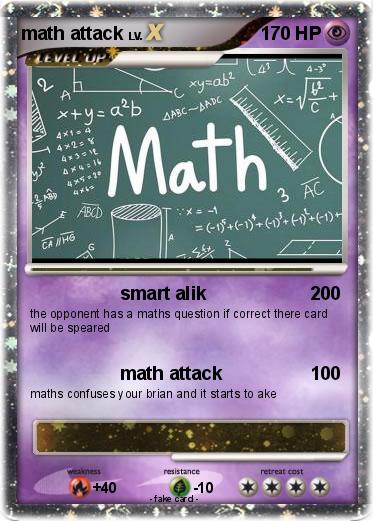 Pokemon math attack
