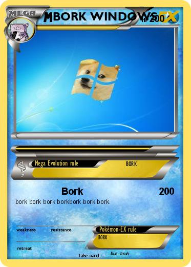 Pokemon BORK WINDOWS