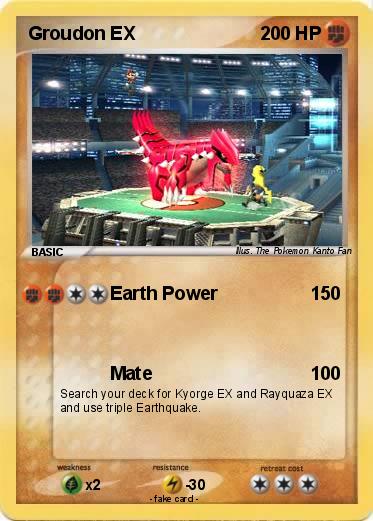 Pokemon Groudon EX