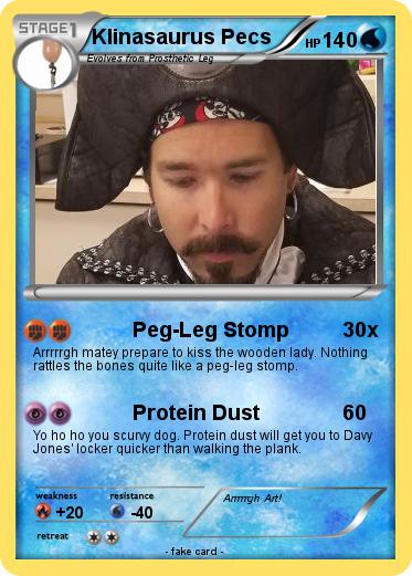 Pokemon Klinasaurus Pecs