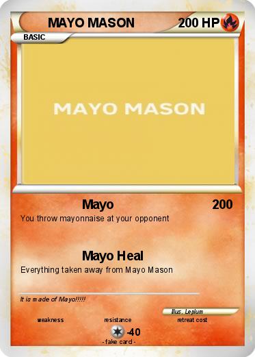 Pokemon MAYO MASON